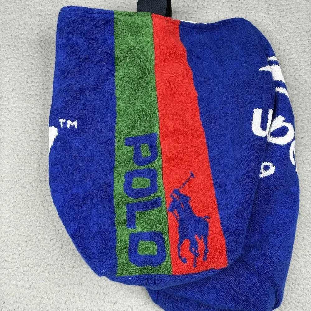 Polo Ralph Lauren US Open 2019 Towel Tote Bag Terry Cloth Beach Pool NWT
